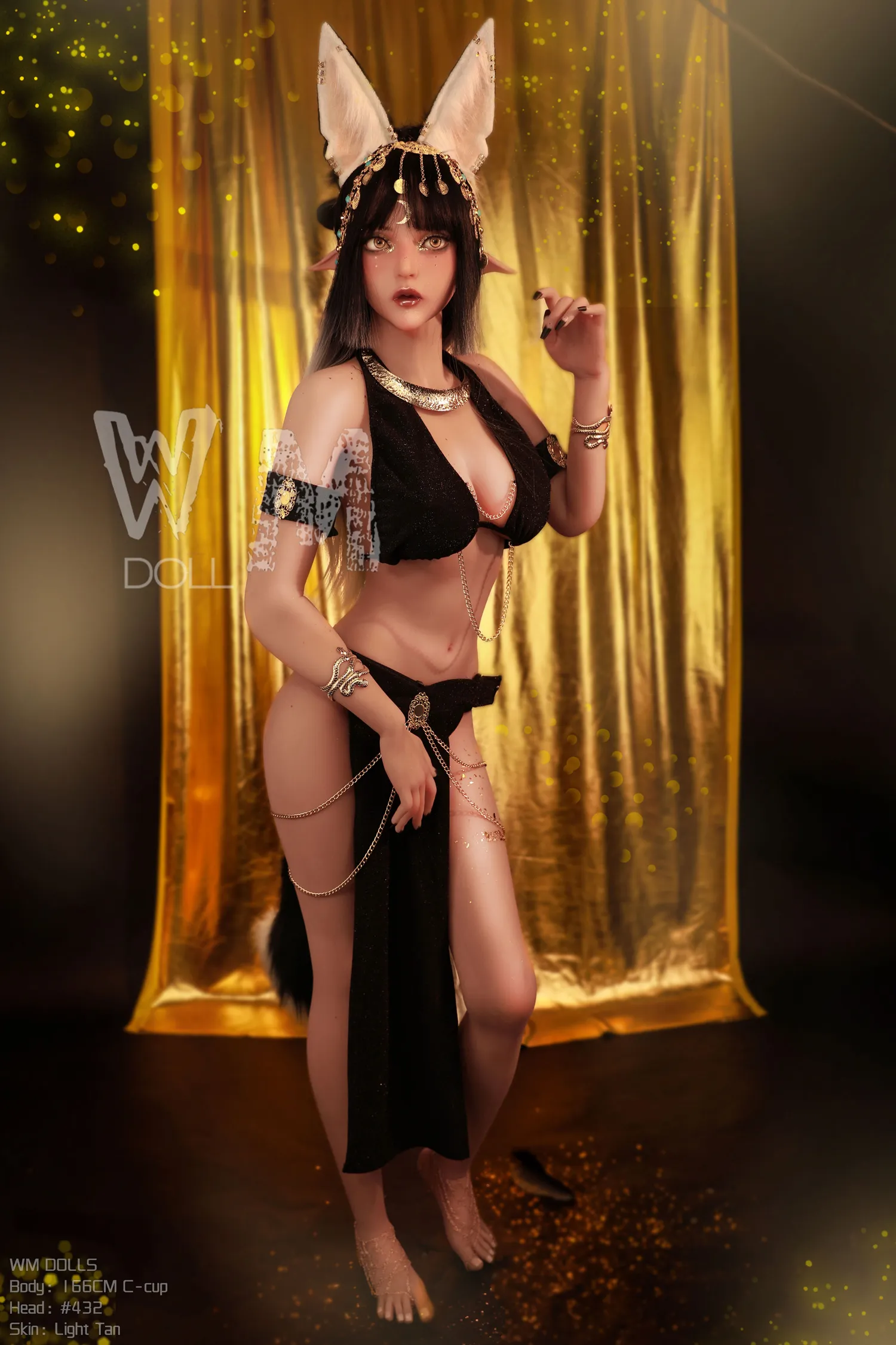 166cm (5ft5) C-Cup sex doll with metal skeleton S-TPE Sex Doll Head #432